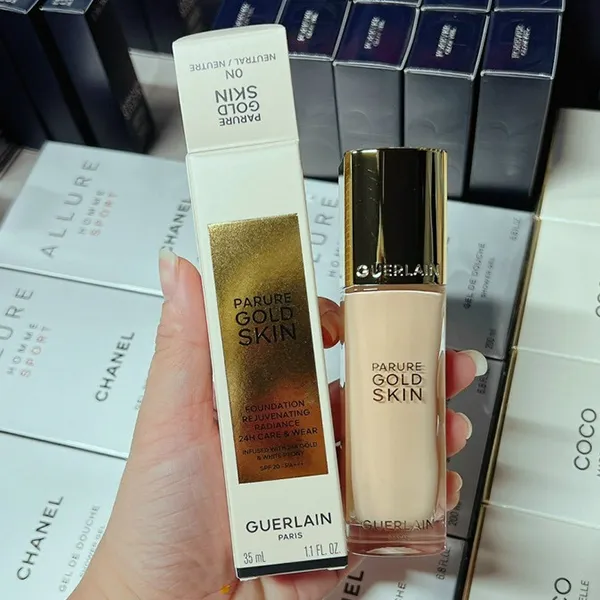 Kem Nền Guerlain Parure Gold Skin Radiance Foundation Tone 0N Neutral 35ml - Trang điểm - Vua Hàng Hiệu
