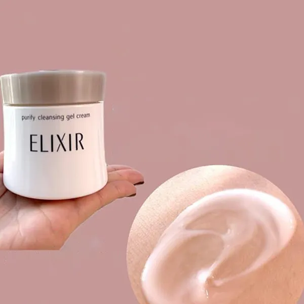 Kem Tẩy Trang Shiseido Elixir Brightening & Skin Care By Age Purify Cleansing Gel Cream 140g - Mỹ phẩm - Vua Hàng Hiệu