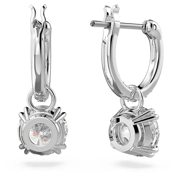 Khuyên Tai Swarovski Constella Drop Earrings Round Cut, White, Rhodium Plated 5636717 Màu Bạc - Trang sức - Vua Hàng Hiệu