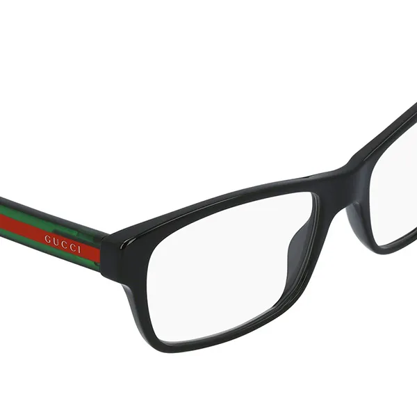Kính Mắt Cận Gucci Demo Rectangular Men's Eyeglasses GG0006ON 002 Màu Đen - Xanh