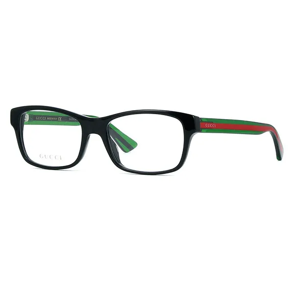 Kính Mắt Cận Gucci Demo Rectangular Men's Eyeglasses GG0006ON 002 Màu Đen - Xanh