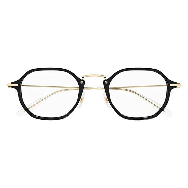 Kính Mắt Cận Nam Montblanc MB0296O 001 Eyeglasses Màu Đen Vàng