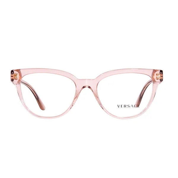 Kính Mắt Cận Nữ Versace Eyeglass Transparent Pink VE3315 5339 52 Màu Hồng