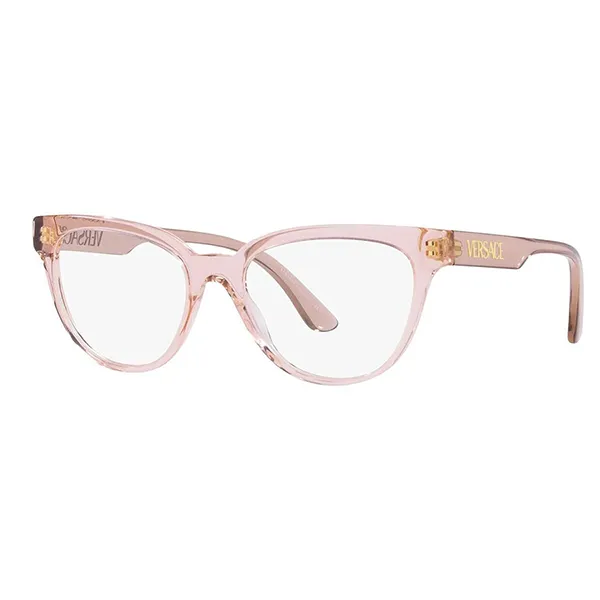 Kính Mắt Cận Nữ Versace Eyeglass Transparent Pink VE3315 5339 52 Màu Hồng