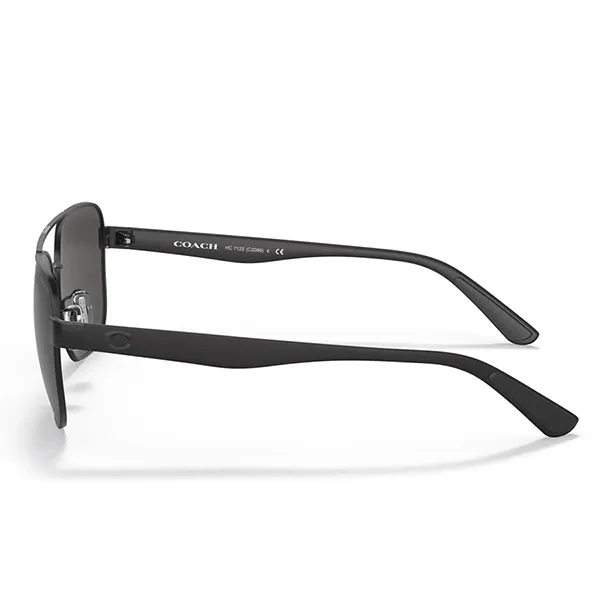 Kính Mát Coach Men Sunglasses HC7122 939087 58mm Màu Đen Xám