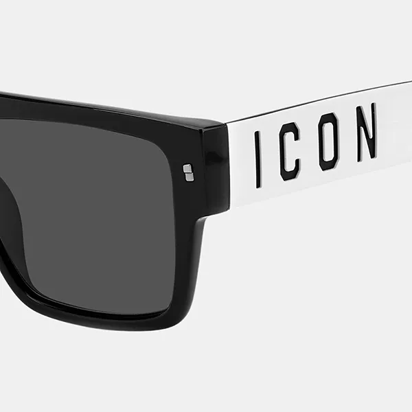 Kính Mát Dsquared2 Icon Sunglasses 0003/S CCPIR Màu Đen/Trắng - Kính mắt - Vua Hàng Hiệu