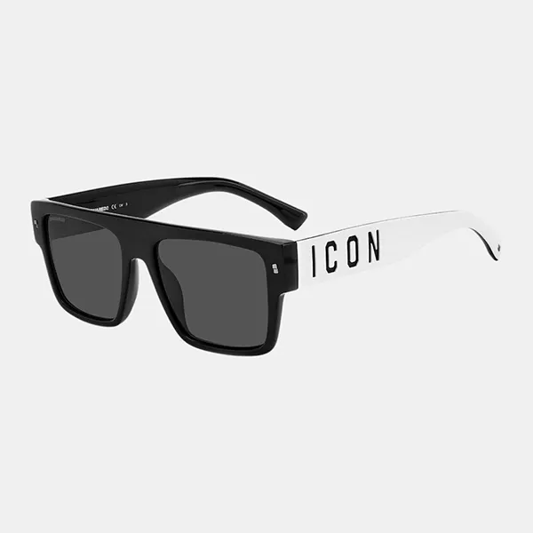 Kính Mát Dsquared2 Icon Sunglasses 0003/S CCPIR Màu Đen/Trắng - Kính mắt - Vua Hàng Hiệu