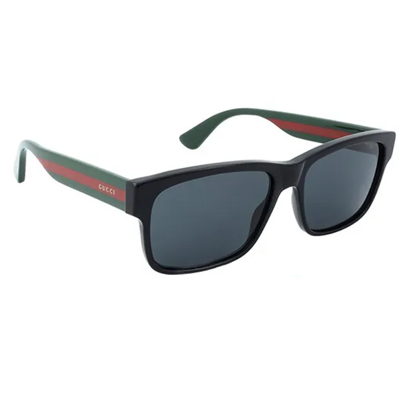 Kính Mát Gucci Grey Square Men's Sunglasses GG0340S-006 58 Màu Xám Đen - Kính mắt - Vua Hàng Hiệu