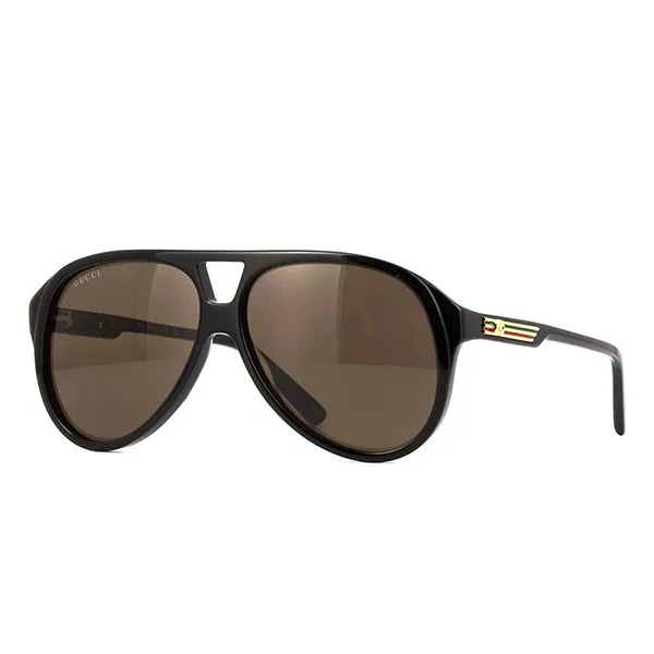 Kính Mát Gucci Sunglasses GG1286S-001 59mm Màu Nâu Đen - 3