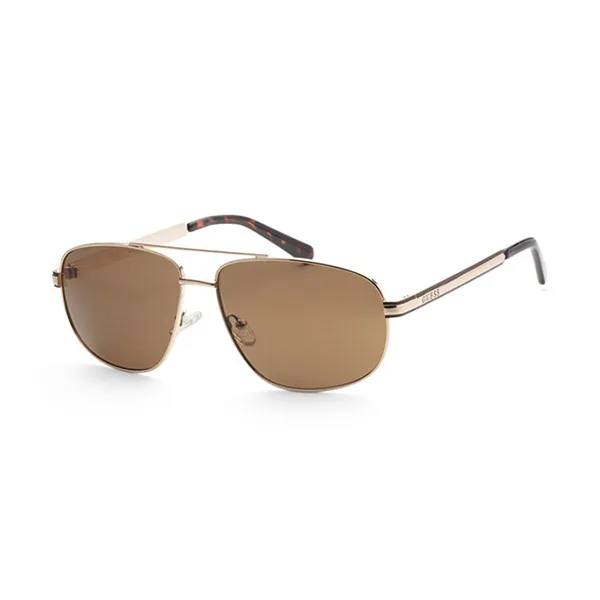 Kính Mát Nam Guess 60mm Gold Sunglasses GF0244-32E Màu Nâu Vàng - Kính mắt - Vua Hàng Hiệu