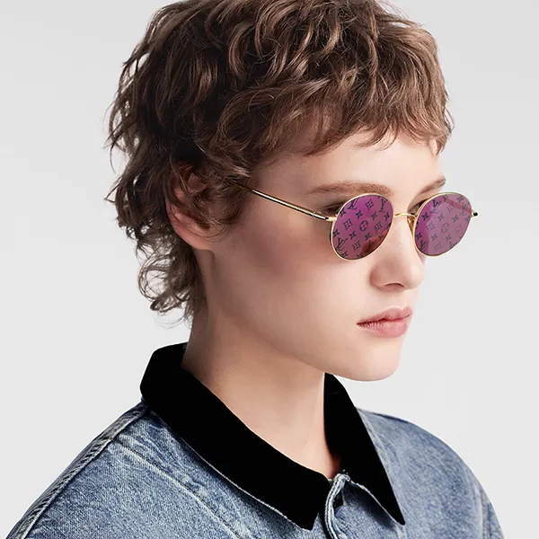 Kính Mát Louis Vuitton LV Bright Round Sunglasses Z2429U Màu Hồng Tím - Kính mắt - Vua Hàng Hiệu