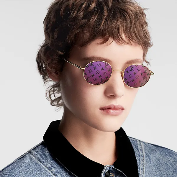 Kính Mát Louis Vuitton LV Bright Round Sunglasses Z2429U Màu Hồng Tím - Kính mắt - Vua Hàng Hiệu