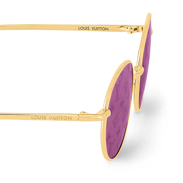 Kính Mát Louis Vuitton LV Bright Round Sunglasses Z2429U Màu Hồng Tím - Kính mắt - Vua Hàng Hiệu