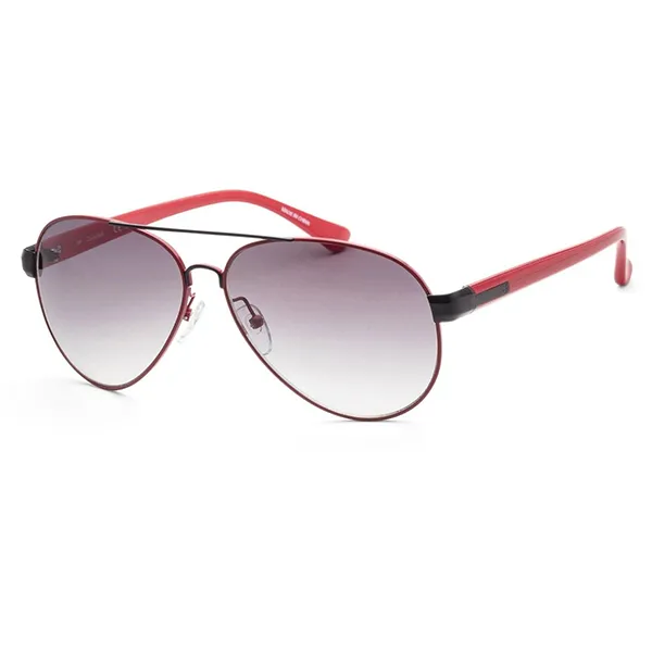 Kính Mát Nữ Calvin Klein CK Aviator Sunglasses CK1209SA-001 Màu Đen Đỏ