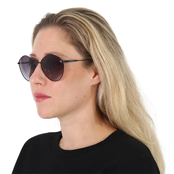 Kính Mát Nữ Calvin Klein CK Black Sunglasses CKJ22202S-001 Màu Đen - Kính mắt - Vua Hàng Hiệu