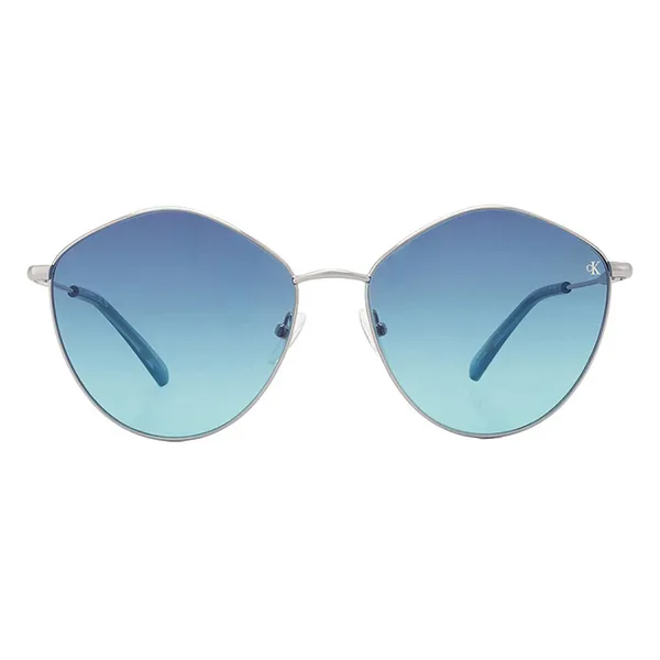Kính Mát Nữ Calvin Klein CK Silver Sunglasses CKJ22202S-040 Màu Bạc Xanh - Kính mắt - Vua Hàng Hiệu