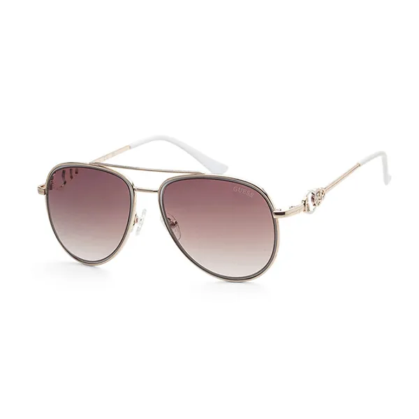 Kính Mát Nữ Guess GF0344-32F-56 Sunglasses Màu Nâu Vàng - Kính mắt - Vua Hàng Hiệu