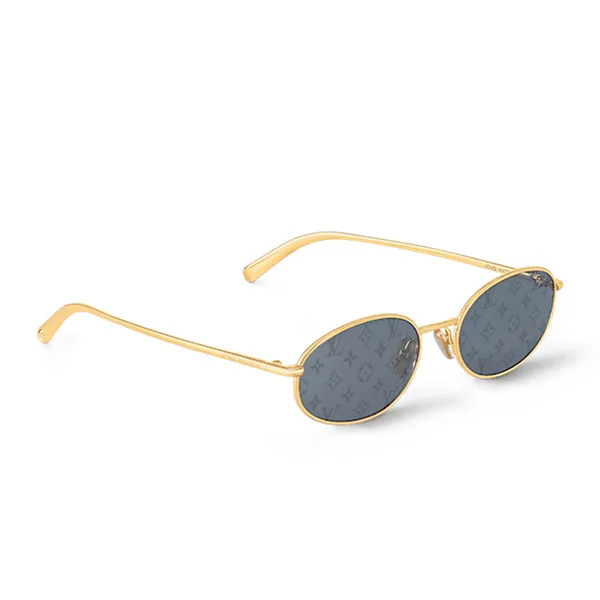Kính Mát Nữ Louis Vuitton LV Bright Oval Sunglasses Z2101U Màu Vàng Bạc - Kính mắt - Vua Hàng Hiệu
