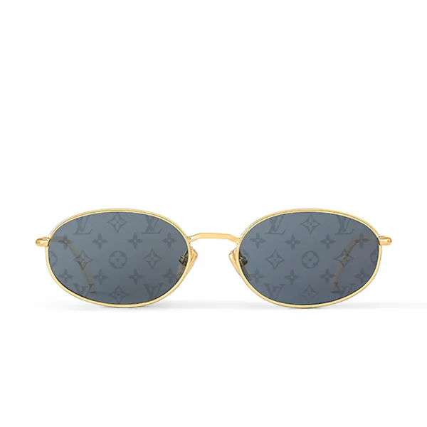 Kính Mát Nữ Louis Vuitton LV Bright Oval Sunglasses Z2101U Màu Vàng Bạc - Kính mắt - Vua Hàng Hiệu