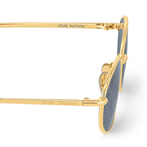 Kính Mát Nữ Louis Vuitton LV Bright Oval Sunglasses Z2101U Màu Vàng Bạc - Kính mắt - Vua Hàng Hiệu