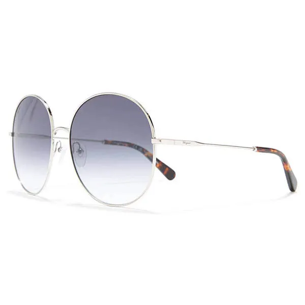 Kính Mát Nữ Salvatore Ferragamo Fashion 60mm Gold Black Sunglasses SF299S 041 60 Màu Xanh Bạc