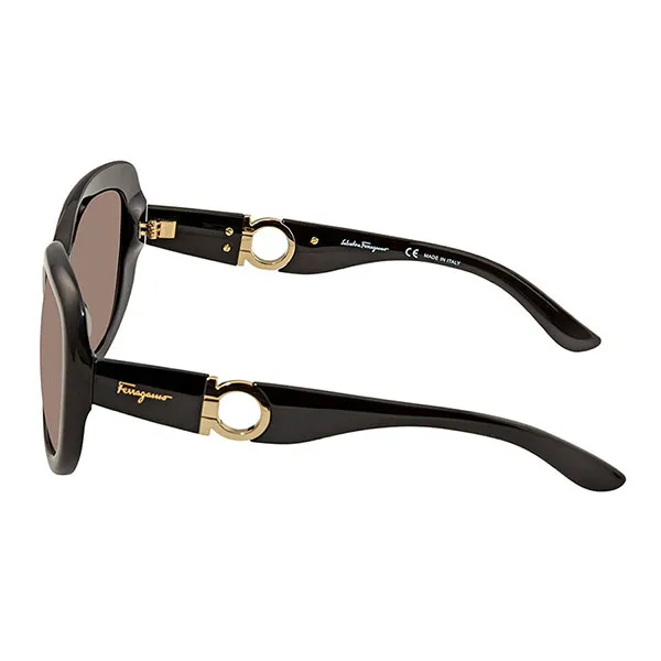 Kính Mát Nữ Salvatore Ferragamo Gradient Smoke Oval SF727S 001 53 Màu Xám Khói - Kính mắt - Vua Hàng Hiệu