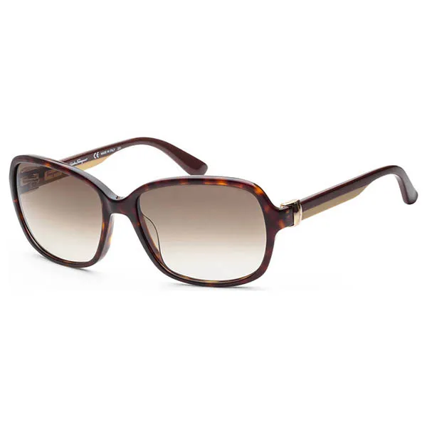Kính Mát Nữ Salvatore Ferragamo SF606S-214 Fashion 58mm Tortoise Sunglasses Phối Màu