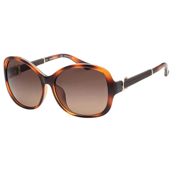 Kính Mát Nữ Salvatore Ferragamo SF744SLA-214-59 Fashion 59mm Tortoise Sunglasses Phối Màu - Kính mắt - Vua Hàng Hiệu