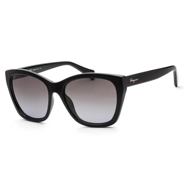 Kính Mát Nữ Salvatore Ferragamo SF957S-001 Fashion 56mm Black Sunglasses Màu Đen