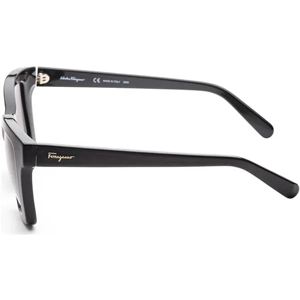 Kính Mát Nữ Salvatore Ferragamo Square Sunglasses SF955S 001 53 Màu Đen - Kính mắt - Vua Hàng Hiệu