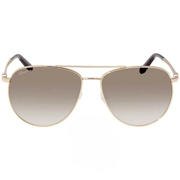 Kính Mát Nữ Salvatore Ferragamo Sunglasses SF157S 717 60 Màu Nâu Vàng