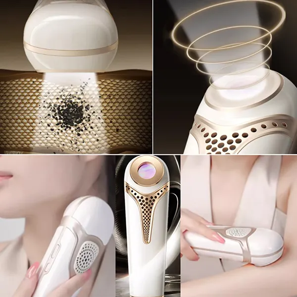 Máy Chăm Sóc Da Chiếu Sáng Hỗ Trợ Giảm Thâm Nám Erimota Compound Milk Light Beauty Device Màu Kem