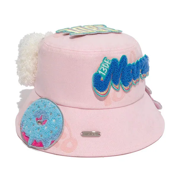 Mũ 13 De Marzo Badge Velcro Bucket Hat Màu Hồng - Mũ nón - Vua Hàng Hiệu