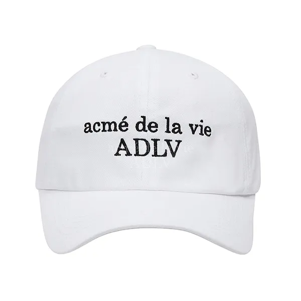 Mũ Acmé De La Vie ADLV Basic Logo Cap ADLV19SS-BCMCBL-WHT Màu Trắng - Mũ nón - Vua Hàng Hiệu