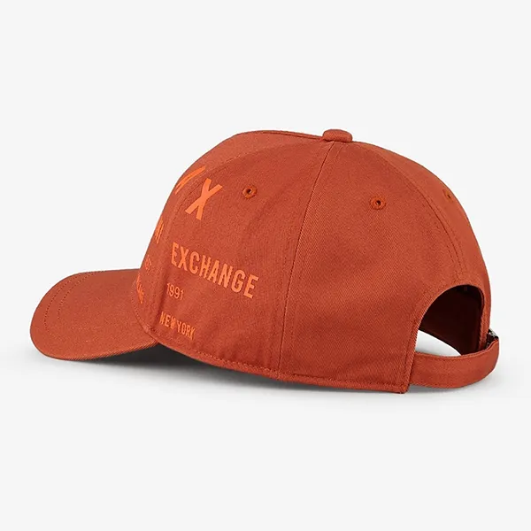 Mũ Armani Exchange Baseball Hat With Logo Print Màu Cam - Mũ nón - Vua Hàng Hiệu