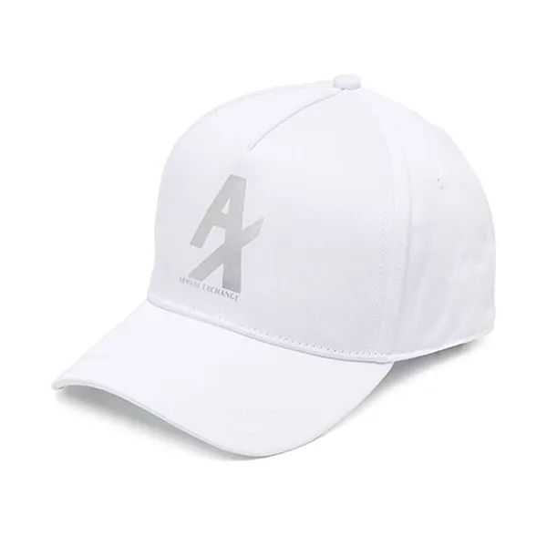 Mũ Armani Exchange Logo Print Detail Baseball Cap Màu Trắng - Mũ nón - Vua Hàng Hiệu