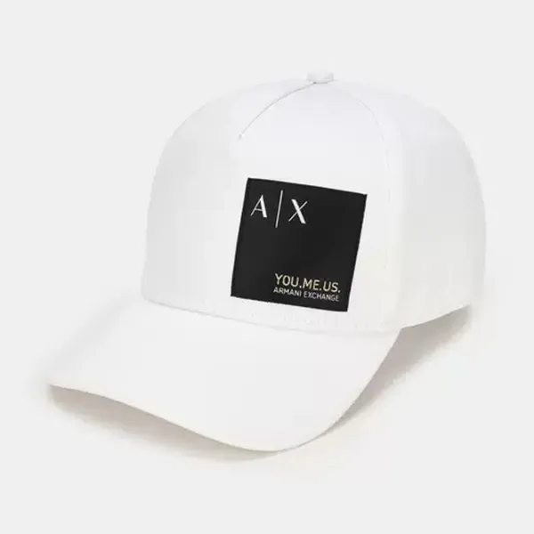 Mũ Armani Exchange Square Logo Patch Cap Màu Trắng - Mũ nón - Vua Hàng Hiệu
