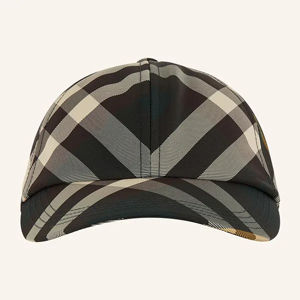 Mũ Burberry Bias Check Baseball Cap Màu Rêu Size S