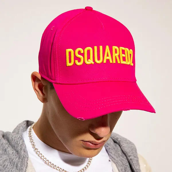 Mũ Dsquared2 Baseball Cap M1649 Màu Hồng