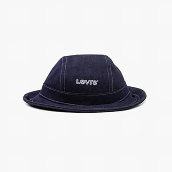 Mũ Levi's Denim Bucket Hat Jeans Blue D7255-0001 Màu Xanh Đậm - Mũ nón - Vua Hàng Hiệu
