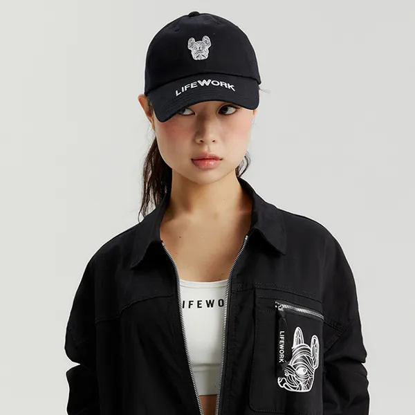 Mũ LifeWork Radock Softball Cap Black LW225CP200 Màu Đen - Mũ nón - Vua Hàng Hiệu