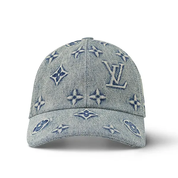 Mũ Louis Vuitton LV Monogram Washed Cap M7156L Màu Xanh Denim - Mũ nón - Vua Hàng Hiệu