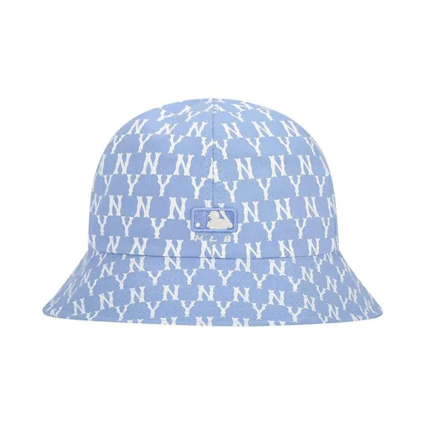 Mũ MLB Bucket Hat  Monogram Pastel Dome New York Yankees 32CPHA111-50S Màu Xanh Blue - 3