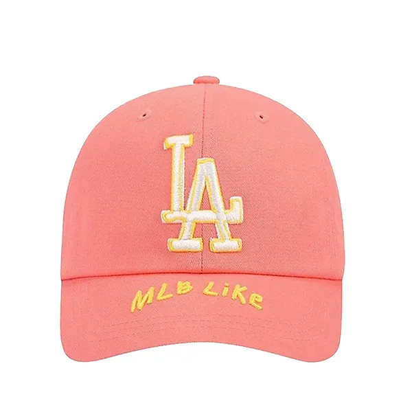 Mũ MLB Like 32CPUD111-07P Baseball Màu Hồng Cam - Mũ nón - Vua Hàng Hiệu