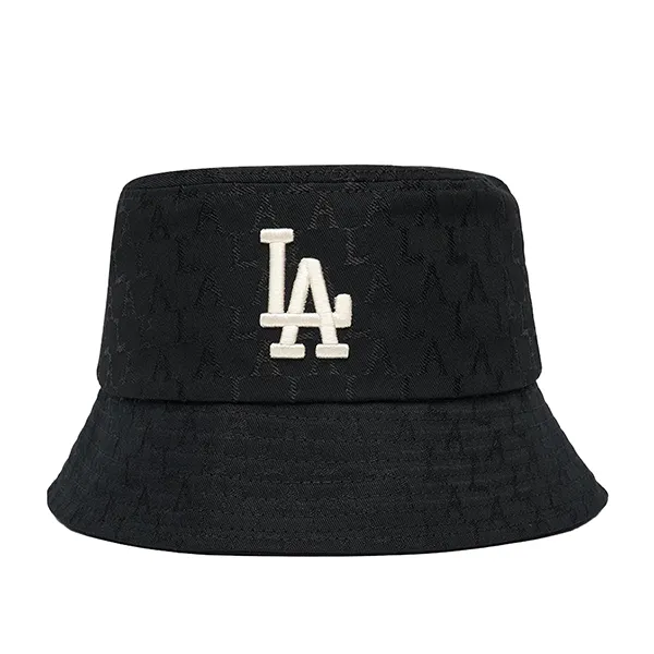 Mũ MLB Monogram Classic Jacquard Bucket Hat LA Dodger 3AHTH301N-07BKS Màu Đen - 4