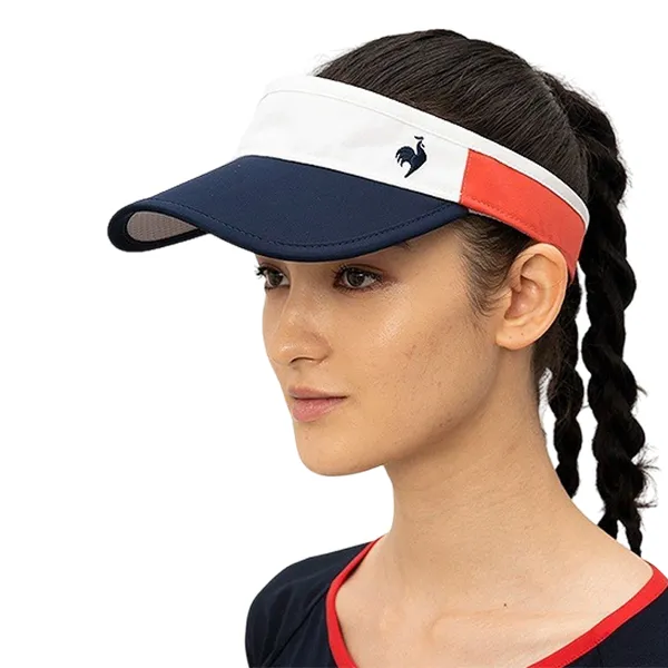 Mũ Nữ Le Coq Sportif Tennis Fan Air Sun Visor QTCVJC10-TRC Phối Màu