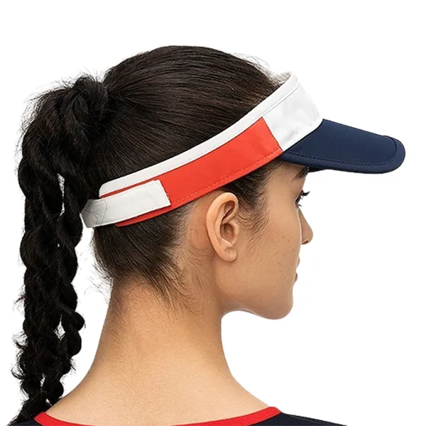Mũ Nữ Le Coq Sportif Tennis Fan Air Sun Visor QTCVJC10-TRC Phối Màu