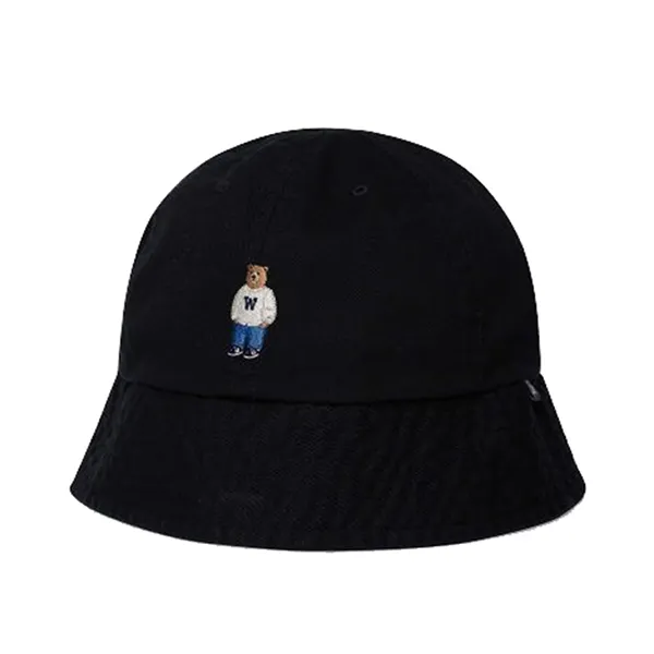 Mũ WHOAU Steve Bucket Hat WHACD4933A-01 Màu Đen - Mũ nón - Vua Hàng Hiệu