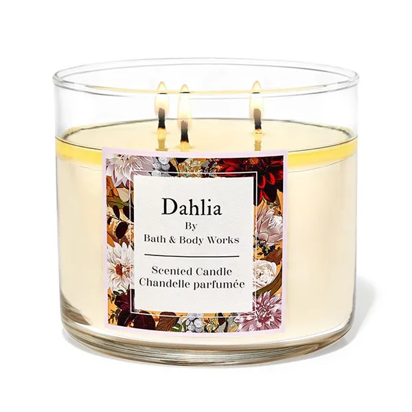 Nến Thơm Bath & Body Works Dahlia 3-Wick Candle 411g - 2