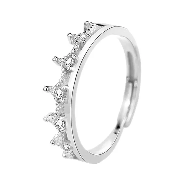Nhẫn Nữ Lili Jewelry Đính Đá CZ Vương Miện Pandora LILI_825322 Màu Bạc - Trang sức - Vua Hàng Hiệu